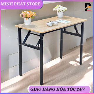 Bàn xếp gọn , bàn học , làm việc chân xếp gọn , đã lắp ráp sẵn , bảo hành 12 tháng - HAVACO