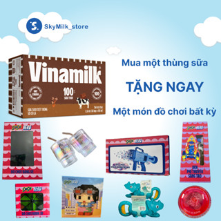 Thùng 48 hộp 180ml Sữa tươi tiệt trùng vị Socola Vinamilk - Kèm Quà Tặng