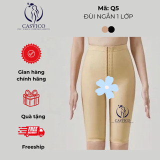 Quần định hình sau hút mỡ dài trên gối có lỗ vệ sinh Q5