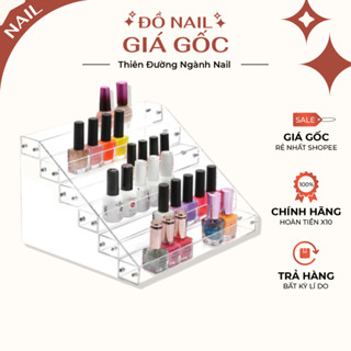 Kệ Mika 7 tầng đựng sơn gel trưng bày sơn kệ trong suốt