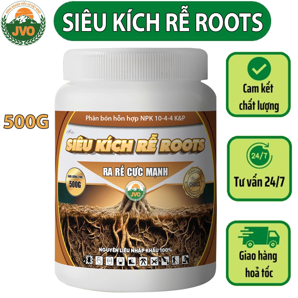 Siêu Kích Rễ Roots Hủ 500gr - Ra Rễ Cực Mạnh Hiệu Quả Cao JVO94 NongNghiepVietNhat
