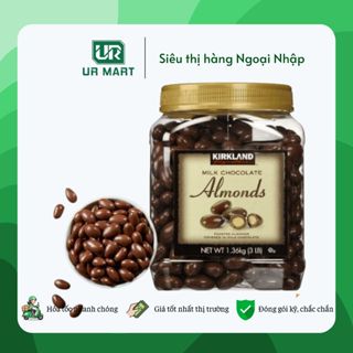   Nhập Mỹ DATE 9.2025  Socola Sữa Bọc Hạnh Nhân Kirkland Milk Chocolate Almonds 1.36kg 