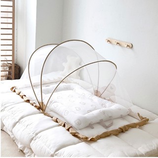 Màn chụp cho bé chống muỗi Mingo gấp gọn thông minh style Hàn quốc dùng cho giường nôi cũi