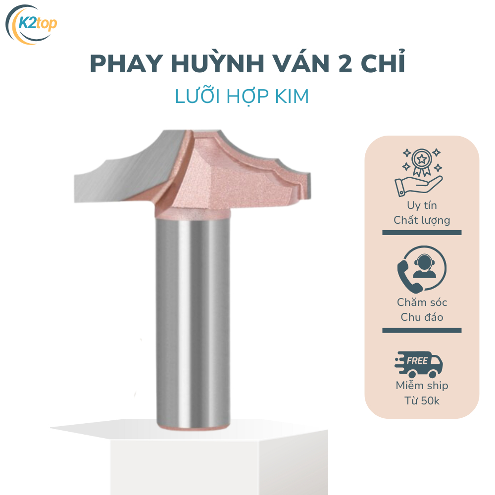 MŨI SOI GỖ PHAY HUỲNH VÁN 2 CHỈ