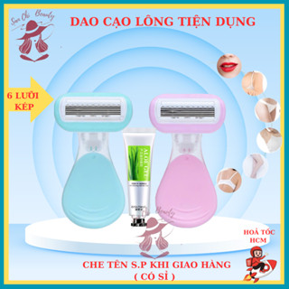 Dao cạo cho nữ, dao cạo lông vùng kín bikini, cạo lông toàn thân Venus cầm tay tiện lợi kem serum triệt lông