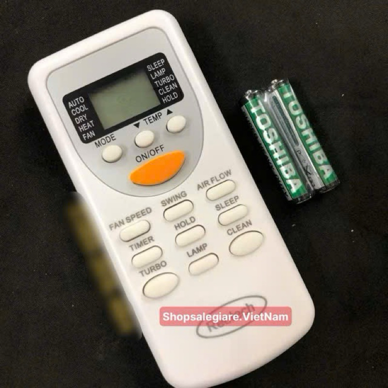 Điều khiển điều hoà Reetech - Remote máy lạnh Reetech (mẫu 2)