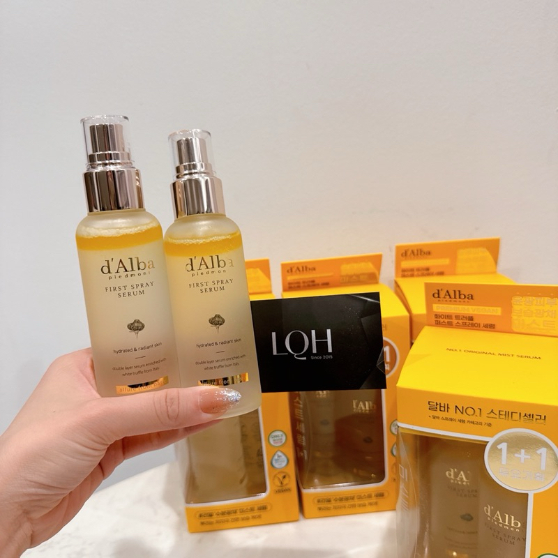 Serum dạng xịt khoáng d'Alba căng bóng da First Spray Serum 100ml - Mist Serum
