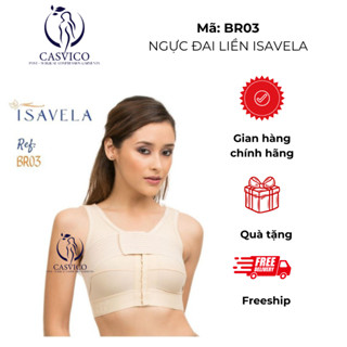 Áo định hình ngực, có đai cố định isavela BR03