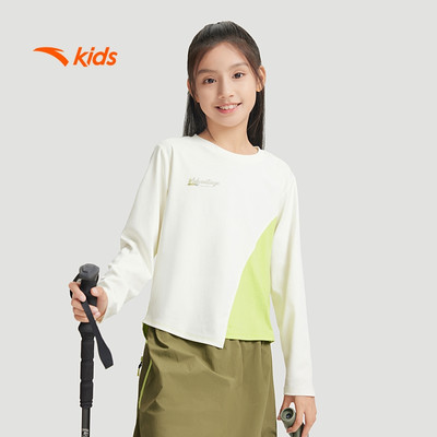 Áo phông dài tay bé gái Anta Kids T624C6402