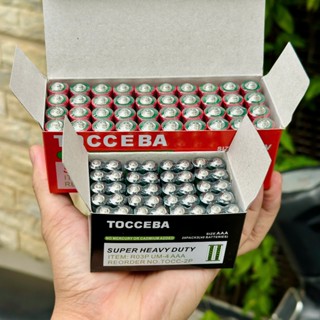 (HỘP 40 VIÊN) Pin tiểu AA/AAA TOCCEBA Thích Hợp Với Các Thiết Bị Điện Tử, Remote, Micro, Đồ Chơi...