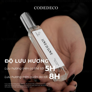 Tinh dầu nước hoa CODEDECO Love Is Love 10ml