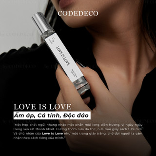 Tinh dầu nước hoa CODEDECO Love Is Love 10ml