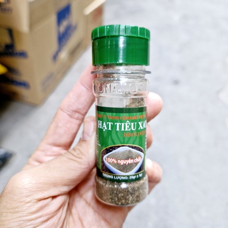Hạt Tiêu Xay Lọ 25gr