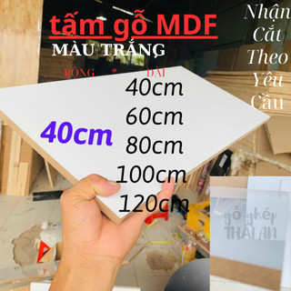   M40 tấm gỗ MDF làm kệ vách ngăn phông chụp ảnh DIY. cắt theo yêu cầu dày 8mm12mm trắng 1mặt & 2 mặt 