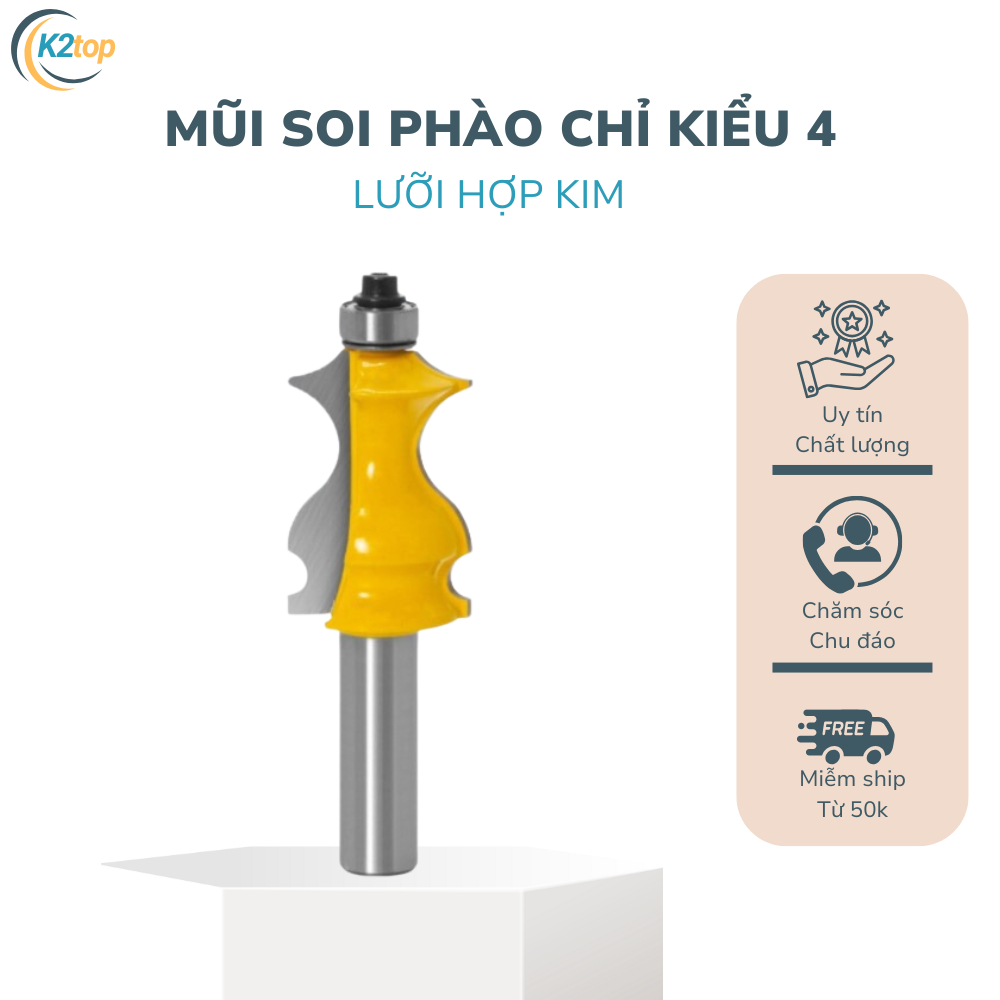 Mũi soi phào chỉ kiểu 4