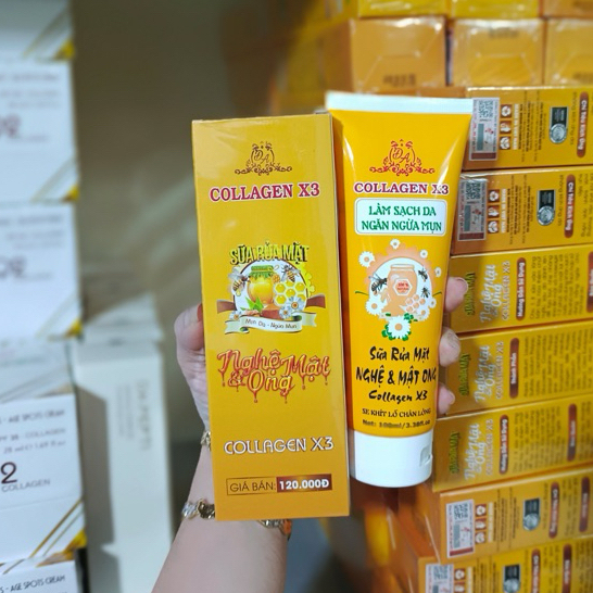 sữa rửa mặt Collagen X3