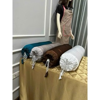 Gối kê chân spa, gối ôm spa lụa cao cấp dài 70cm