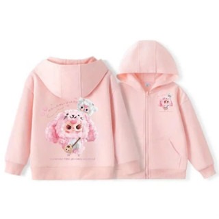  Áo Hoodie khóa zip cho bé in hình Cặp Đôi BABY THREE từ 12-60kg 