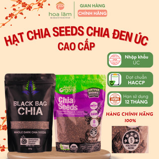 [CHÍNH HÃNG] Hạt Chia Úc Absolute Organic 1KG Sạch Đẹp Đủ Ký - Giảm Cân Hoa Lâm Ăn Kiêng Dinh Dưỡng Date Mới