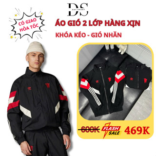 ( 2 Lớp ) Áo khoác gió nam nữ CLB Manchester United, Tuyển ĐỨC, REAL 2024 logo Thêu siêu đẹp hàng loại 1 Vip