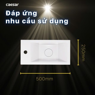 Chậu Rửa Lavabo Treo Tường LF5239S/L - CAESAR (Hàng Chính Hãng)