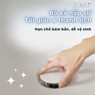Chậu Rửa Lavabo Treo Tường LF5239S/L - CAESAR (Hàng Chính Hãng)