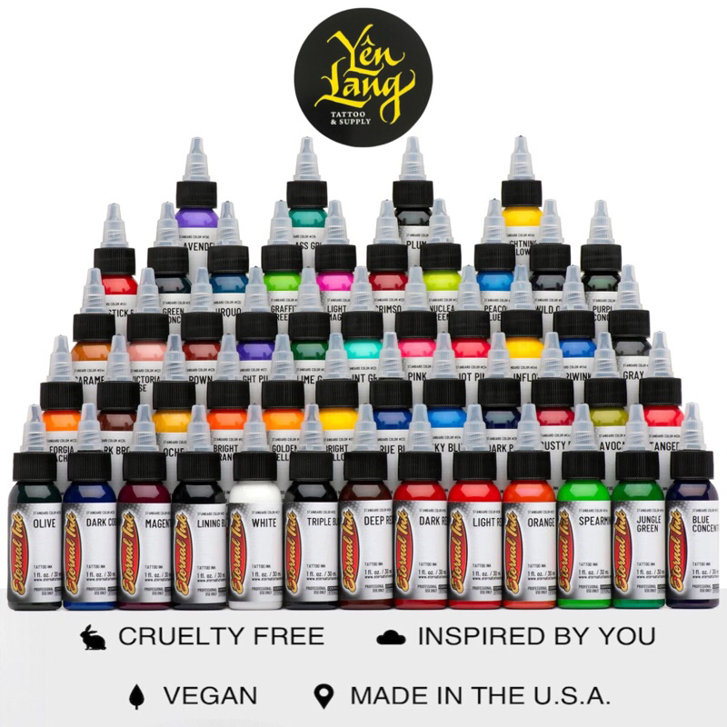 Mực xăm màu ETERNAL chính hãng (1oz) - Made in USA (HSD: 2028)