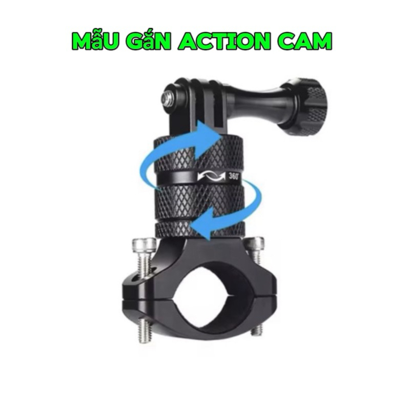 giá đỡ gắn xe máy quay gopro kim loại phụ kiện gopro