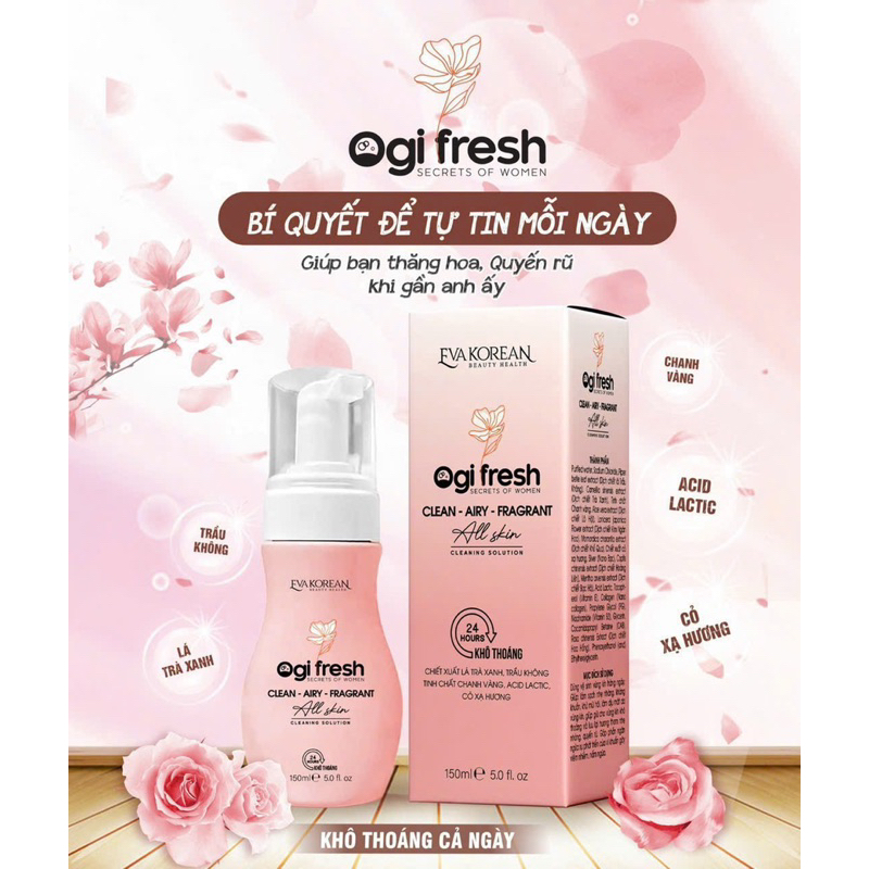 Dung Dịch vệ sinh Eva Korean 120ml Mẫu Mới