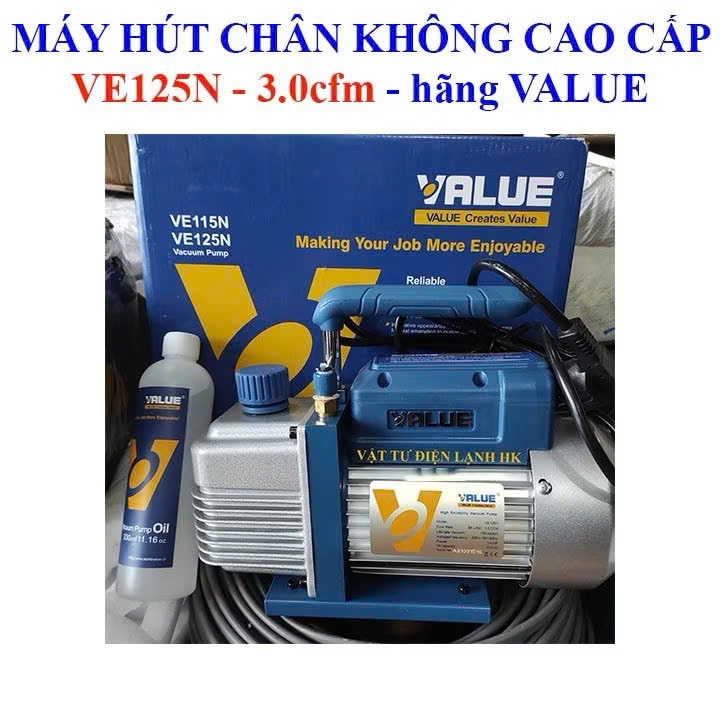 Máy Hút Chân Không Value VE125N 3.0 CFM