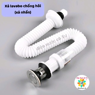 Bộ xả Lavabo 1 nhấn Xám