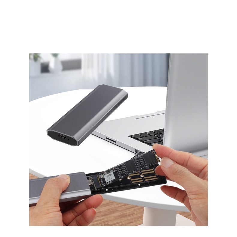 Box ổ cứng M2 NVMe M2 SATA cao cấp, Vỏ kim loại tháo lắp dễ dàng, Tốc độ 10Gbps LapGear Việt | BigBuy360 - bigbuy360.vn