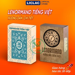  Bộ bài bói Tarot Lenormand Tiếng Việt kèm hướng dẫn Tiếng Việt cho người mới bắt đầu oracle 