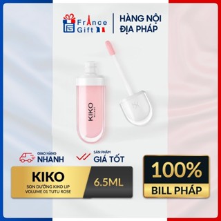 Son dưỡng Kiko Lip Volume màu 01 Tutu Rose, cho đôi môi căng mọng