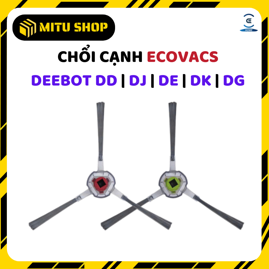 Chổi cạnh thay thế cho robot hút bụi Ecovacs DD | DJ | DE | DJ35 DD35 DD37 DD56 DK35 DG36 DE35 DE55