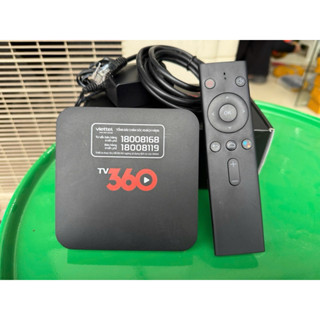 Tv360 box VIETEL . remote Giọng nói cực nhạy có blutooth wifi 5G ATV Rom