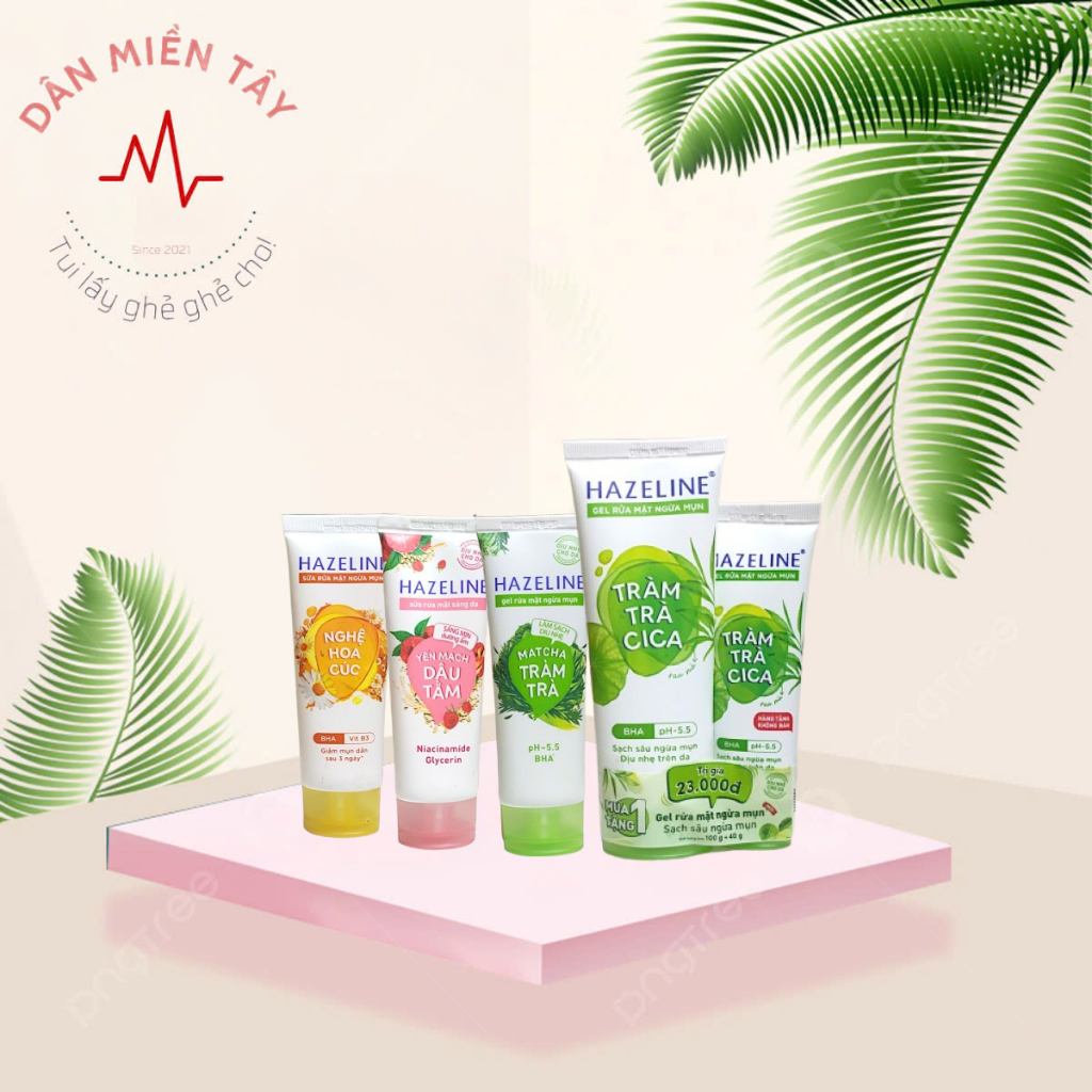 Sữa Rửa Mặt HAZELINE Chính Hãng Công Ty Mẫu Mới 50g