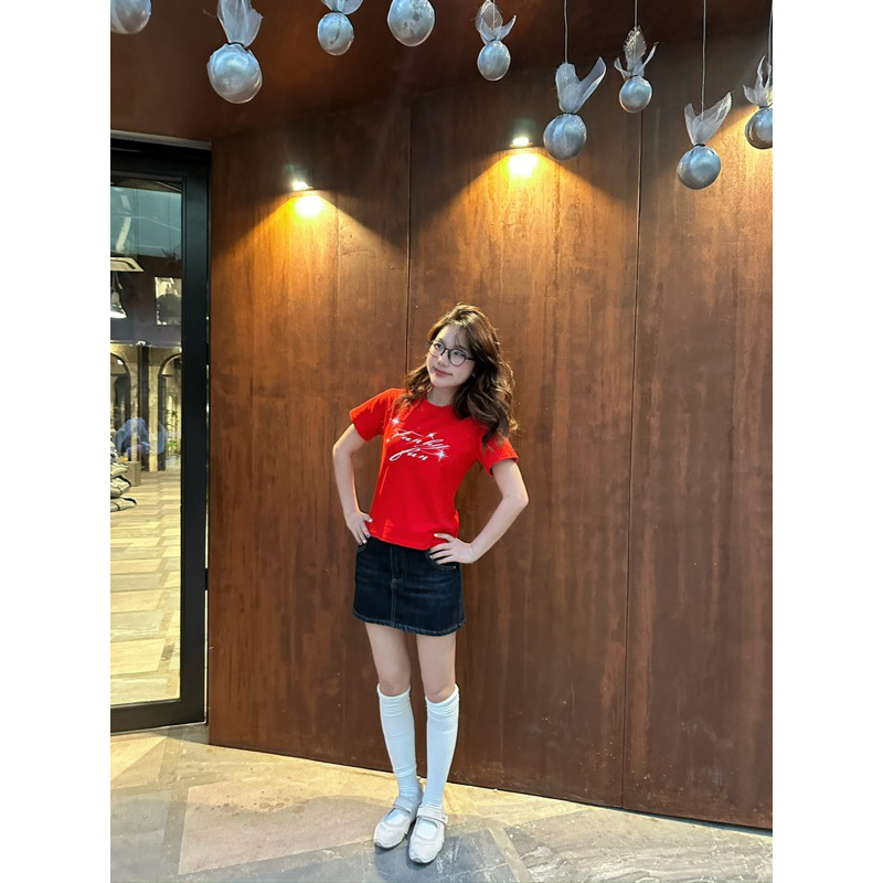 Áo Thun Nữ Baby Tee "Funky Fun" - Kraken Drk Cotton 2 Chiều 250 gsm