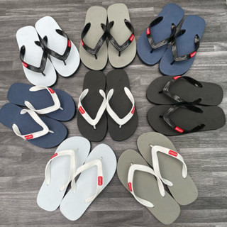 Dép Tông Nam, Dép lào nam xỏ ngón, dép kẹp nam thiết kế trơn đơn giản đế cao su cứng nhiều màu