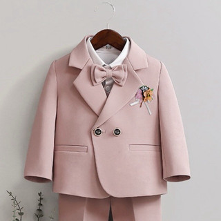 (sẵn 140)ÁO VEST HỒNG CHO BÉ TRAI