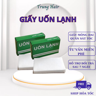  Giấy uốn lạnh dùng cho uốn tóc bằng phương pháp uốn lạnh giúp tóc vào nếp uốn _ TrungHair 