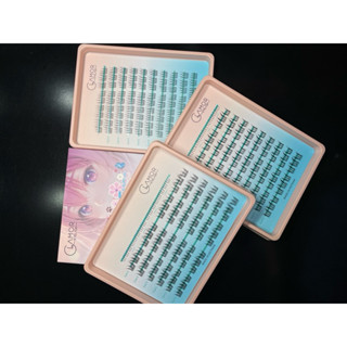  Combo mi giả gắn sẵn có sẵn keo  3 hộp tặng 1 nhíp gắp mi -3 dáng mi có sẵn chân keo   the qeen + hai lúa + mi thỏ   