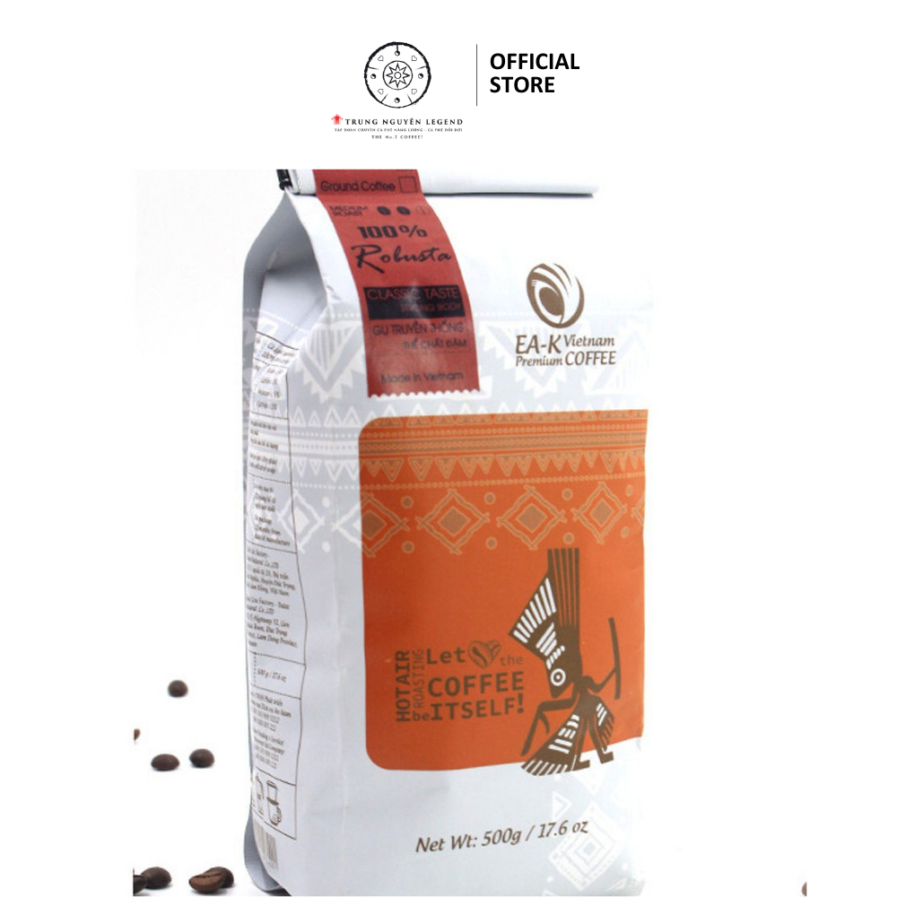 Cà Phê Hạt Mộc Eak 100% Robusta - 500gr