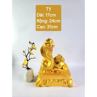 Ống Heo Đất Tiết Kiệm Con Giáp Rắn, Ống Heo Đất Lợn Đất Tiết Kiệm Phong Thủy Thu Hút Tài Lộc - Xưởng Thạch Cao HN