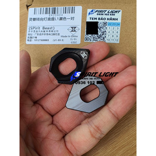 1 cặp Long đền nhôm L1, L2 Spirit Beast CNC bít lỗ gắn exciter, winner, mô tô PKL độ xi nhan