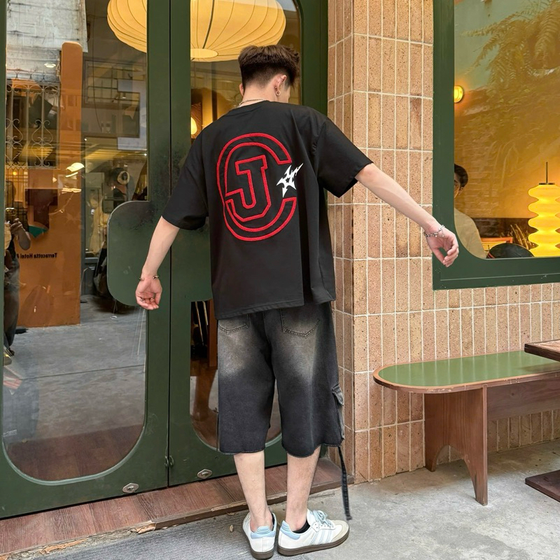 CICI TEE BOXY - Áo thun cổ tròn form rộng nam nữ unisex màu ĐEN/TRẮNG/XÁM CHÌ 🖤 Áo phông boxy Brand Jaystoree | BigBuy360 - bigbuy360.vn