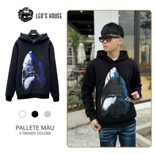 Áo Hoodie Cá Mập Chất Nỉ Bông Cotton, Dày Dặn Ấm Áp Phong Cách Trẻ Trung Năng Động