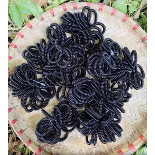 Set 10 Dây buộc tóc lò xo bé - dây chun buộc tóc nhựa xoắn loại đẹp, cực bền