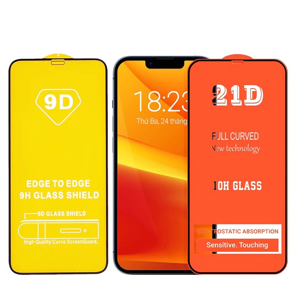 [Mua 1 Tặng 1] Kính Cường Lực iPhone 16 Pro Max 15 14 13 12 11 XsMax Se 2022 2020 6 6s 7 8 Plus X XR