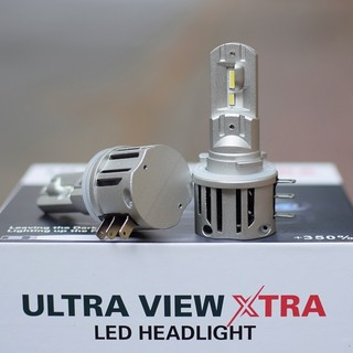 [LEDT2 ISOP] Đèn pha LED Ultra View chân H15 Gen 2 +350% lắp Mazda 3, Ford Ranger [Bảo hành 1 năm]